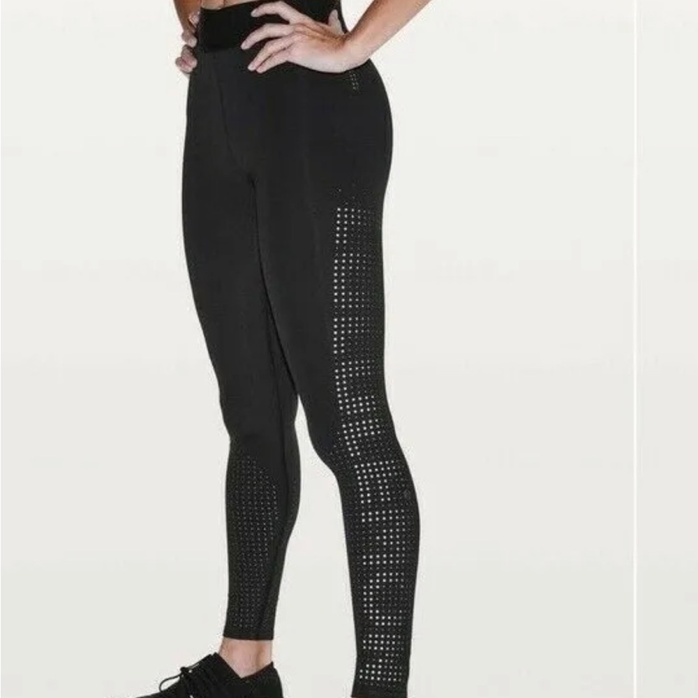 Lululemon Ride & Reflect Tight 28" *lululemon X SoulCycle Black Leggings Size 6